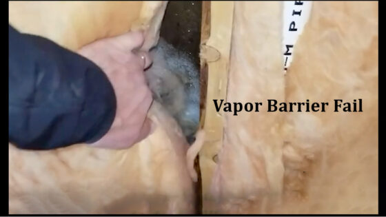 Vapor Barrier Fail